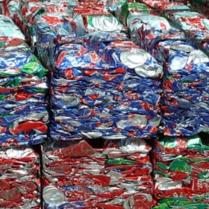 Aluminum used beverage can